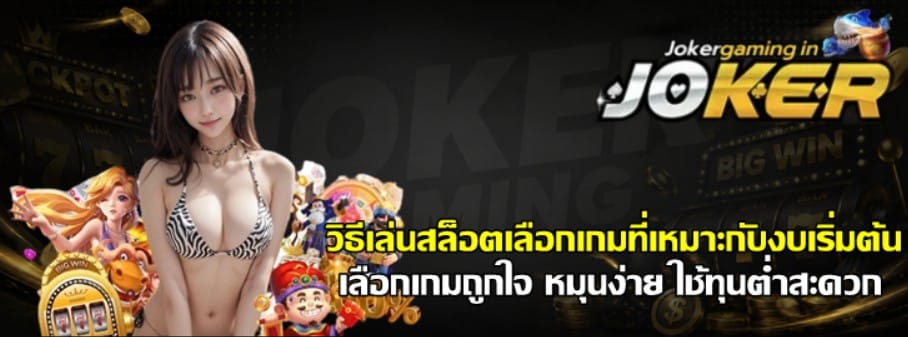 วิธีเล่นสล็อตเลือกเกมที่เหมาะกับงบเริ่มต้น